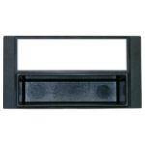Autoradio-Blende 2-ISO Ford Fiesta (MK6) 2005/10->2008/08 – Schwarz