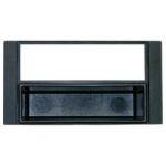 Autoradio-Blende 2-ISO Ford Fiesta (MK6) 2005/10->2008/08 – Schwarz
