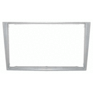 Autoradio-Blende 2-DIN Opel Tigra 2006->2009 – Silber