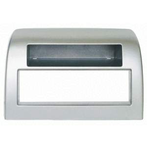 Autoradio-Blende 1-DIN Lancia Ypsilon 2003->2011 – Silber