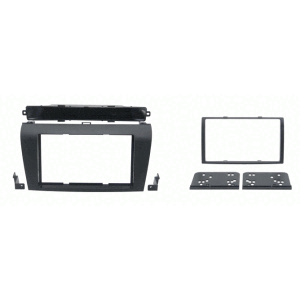 Autoradio-Blende 2-DIN Mazda 3 (BK) 10/2003->03/2009 – Schwarz