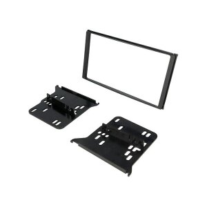 Autoradio-Blende 2-DIN Kia Sorento II 2006->2009 – Schwarz