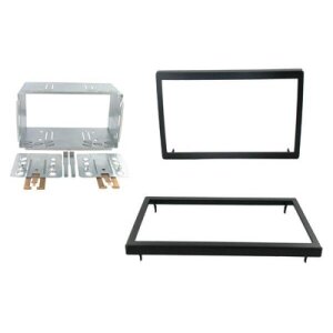 Universal-Einbaurahmen und Blende 2-DIN 182 x 103 mm