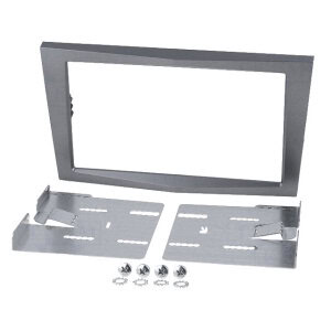 Autoradio-Blende 2-DIN Opel Zafira B 2005->2014 – Dunkelgrau