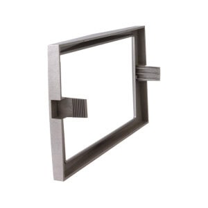 Autoradio-Blende 2-DIN Opel Zafira B 2005->2014 – Silber satiniert