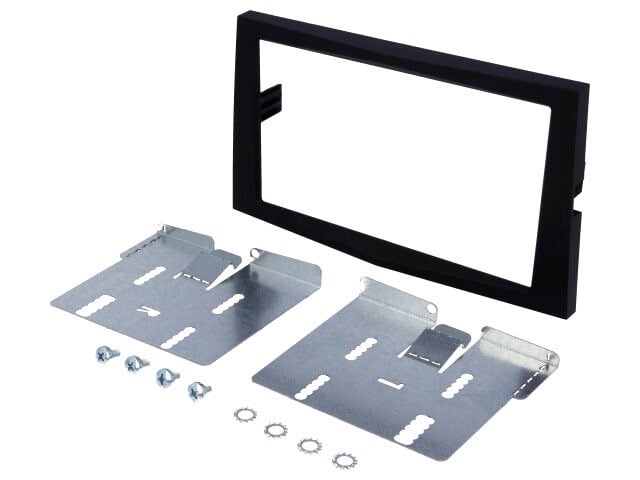 Autoradio-Blende 2-DIN Opel Zafira B 2005->2014 – Tiefschwarz
