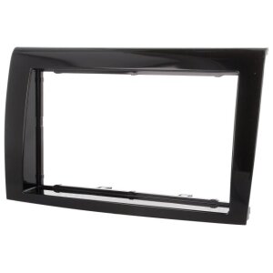 Autoradio-Blende 2-DIN Fiat Bravo 2007->2014 – Hochglanz-Schwarz