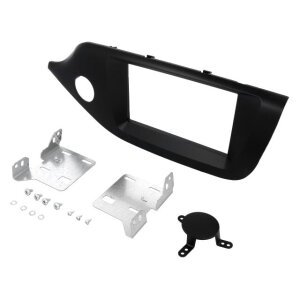 Autoradio-Blende 2-DIN Kia Cee'd 2012/04->2018 – Matt-Schwarz
