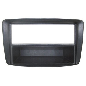 Autoradio-Blende 2-ISO Fiat Panda 2003->2012 – Grau
