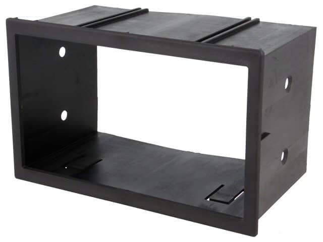 Autoradio-Blende 2-DIN VW Golf IV 1997->2006 – Schwarz