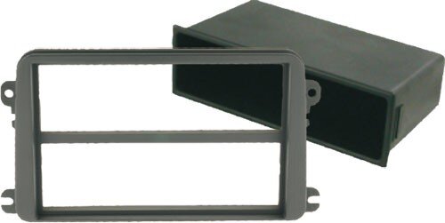Autoradio-Blende 2-ISO VW Passat 2005->2014 – Schwarz