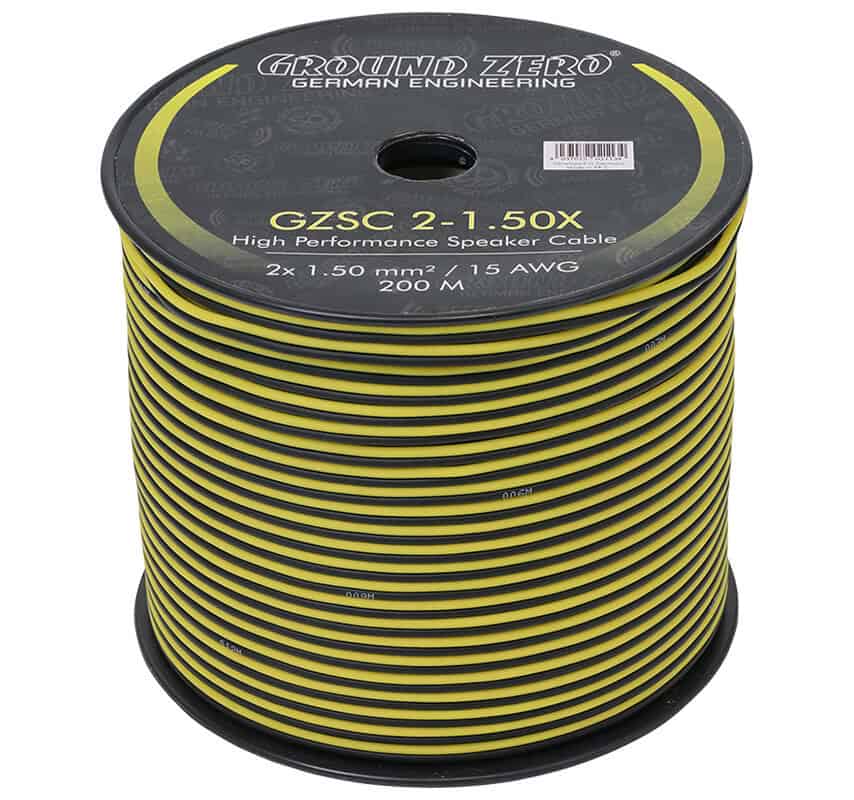 Lautsprecherkabel Ground Zero GZSC 2-1.50 (2 x 1.50 mm² / meter)