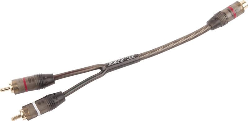 Signalkabel (Verteiler) Ground Zero GZCY 30X (RCA-Y-Kabel)