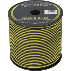 Lautsprecherkabel Ground Zero GZSC 2-0.75 (2 x 0.75 mm² / meter)