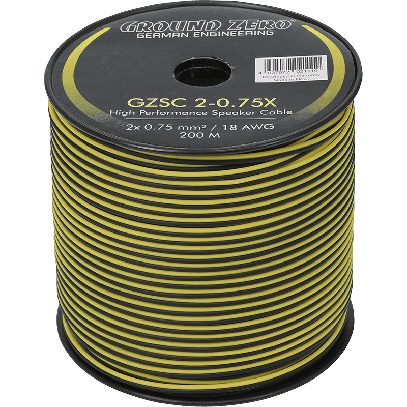 Lautsprecherkabel Ground Zero GZSC 2-0.75 (2 x 0.75 mm² / meter)