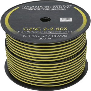 Lautsprecherkabel Ground Zero GZSC 2-2.50 (2 x 2.50 mm² / meter)