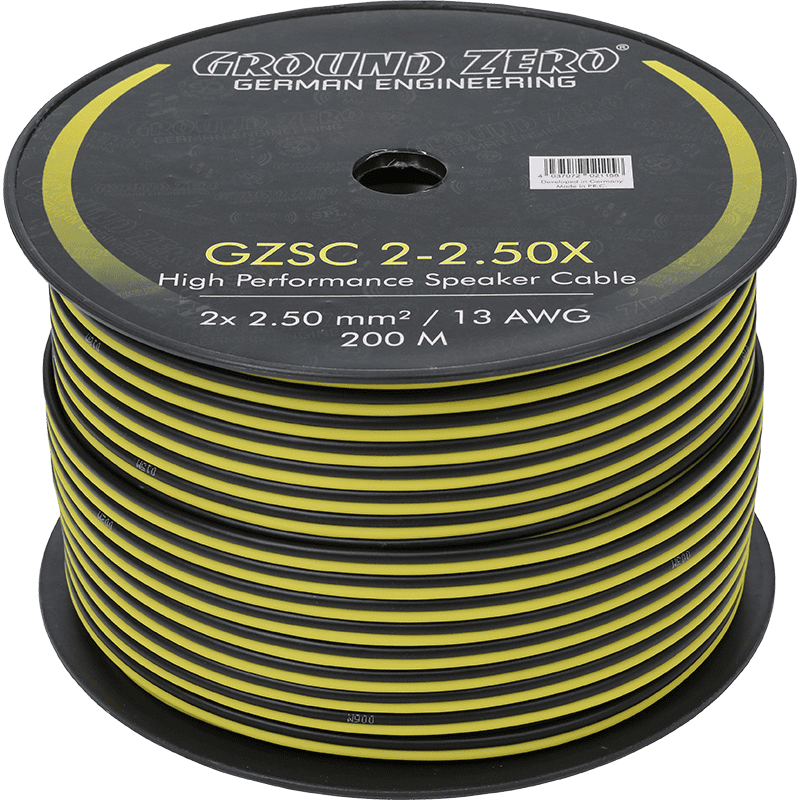 Lautsprecherkabel Ground Zero GZSC 2-2.50 (2 x 2.50 mm² / meter)