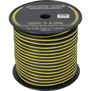Lautsprecherkabel Ground Zero GZSC 2-4.00 (2 x 4.00 mm² / meter)