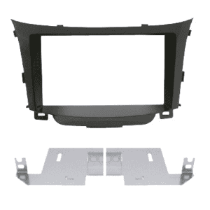 Autoradio-Blende 2-DIN Hyundai i30 2012/03->2016 – Hochglanz-Schwarz