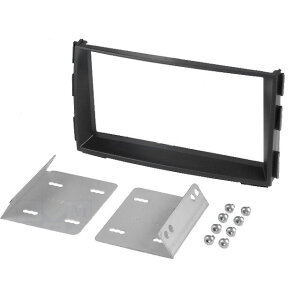 Autoradio-Blende 2-DIN Kia Venga 2009/11->2019 – Schwarz