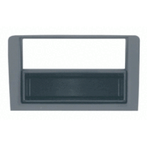 Autoradio-Blende 2-ISO Lancia Musa 2004->2012 – Silber