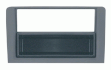 Autoradio-Blende 2-ISO Lancia Musa 2004->2012 – Silber