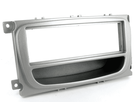 Autoradio-Blende 1-DIN Ford C-Max 2007->2010 – Silber