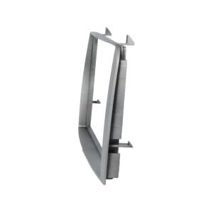 Autoradio-Blende 2-DIN Alfa Romeo GT 2005->2010 – Silber