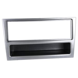 Autoradio-Blende 1-DIN Opel Corsa C Eco 2000->2006 – Aluminium
