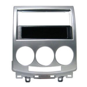 Autoradio-Blende 2-ISO Mazda 5 2005->2010 – Silber