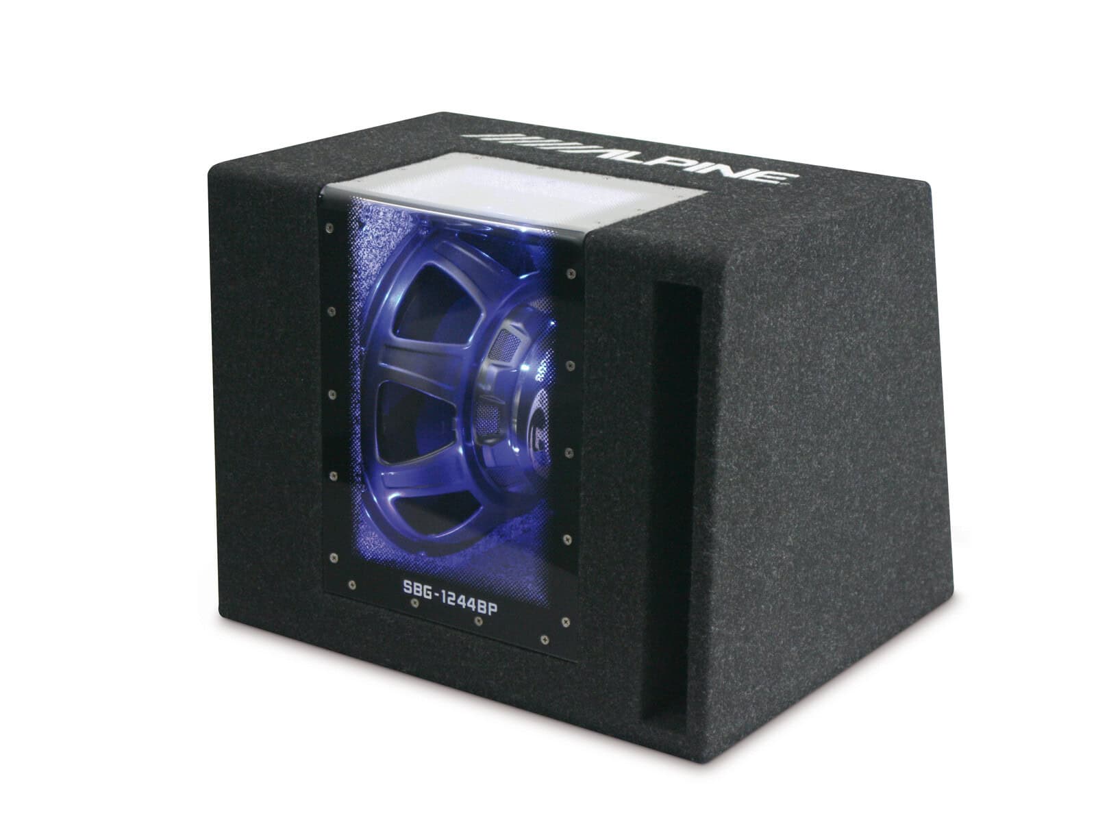 Subwoofer im Gehäuse Alpine SBG-1244BP