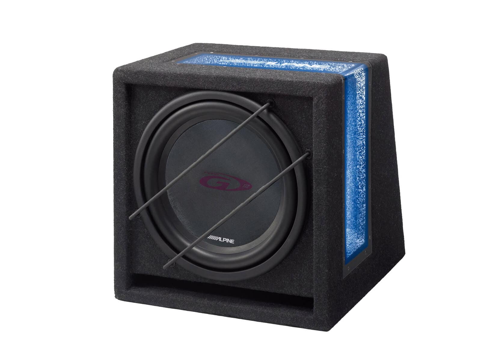 Subwoofer im Gehäuse Alpine SBG-1244BR