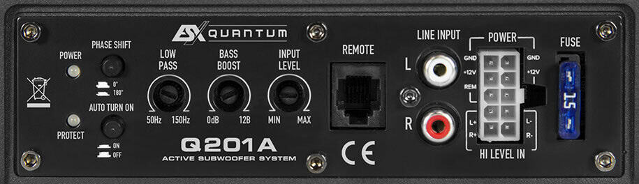 Aktiver Subwoofer im Gehäuse ESX Quantum Q201A