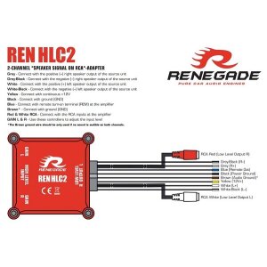 Hi-Low pretvornik Renegade RENHLC2