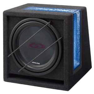 Subwoofer im Gehäuse Alpine SBG-1224BR