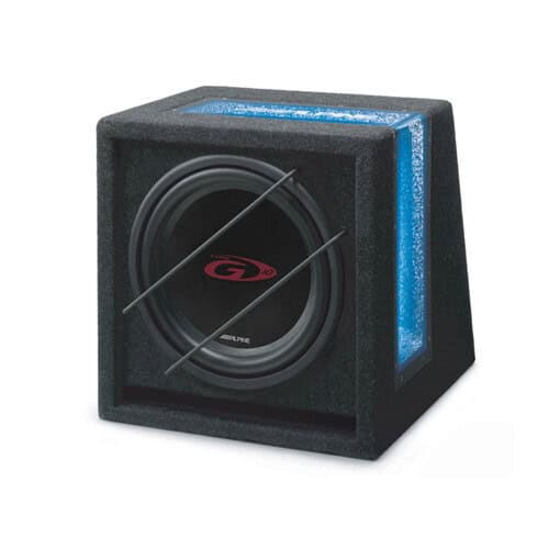Subwoofer im Gehäuse Alpine SBG-1044BR