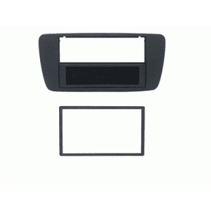 Autoradio-Blende 2-DIN Seat Ibiza 2008->2015 – Schwarz Azabache (AL6)