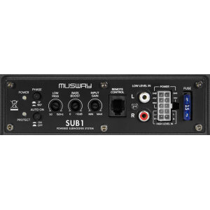 Aktiver Subwoofer im Gehäuse MUSWAY SUB1