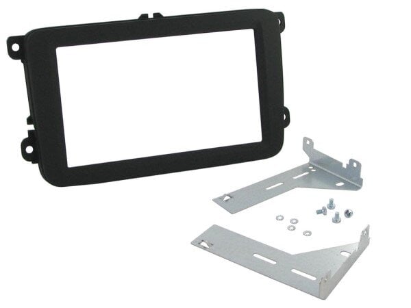 Autoradio-Blende 2-DIN VW T6 Transporter 2015->2019 – Graphit