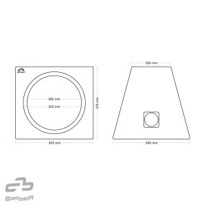 Subwoofer-Gehäuse 30cm / 30l / kompresija
