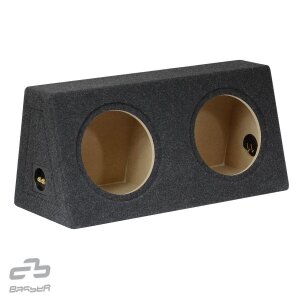 Subwoofer-Gehäuse 2 x 25cm / 2 x 20l / kompresija