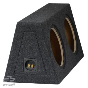 Subwoofer-Gehäuse 2 x 25cm / 2 x 20l / kompresija