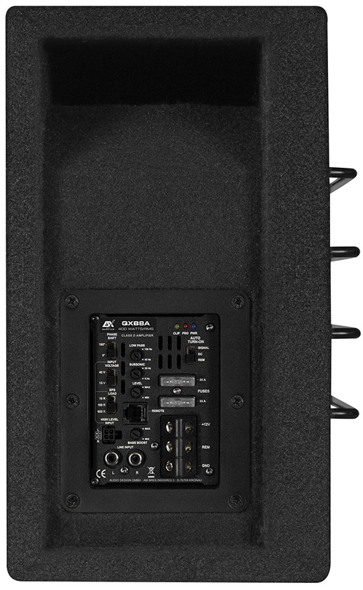 Aktiver Subwoofer im Gehäuse ESX QXB8A