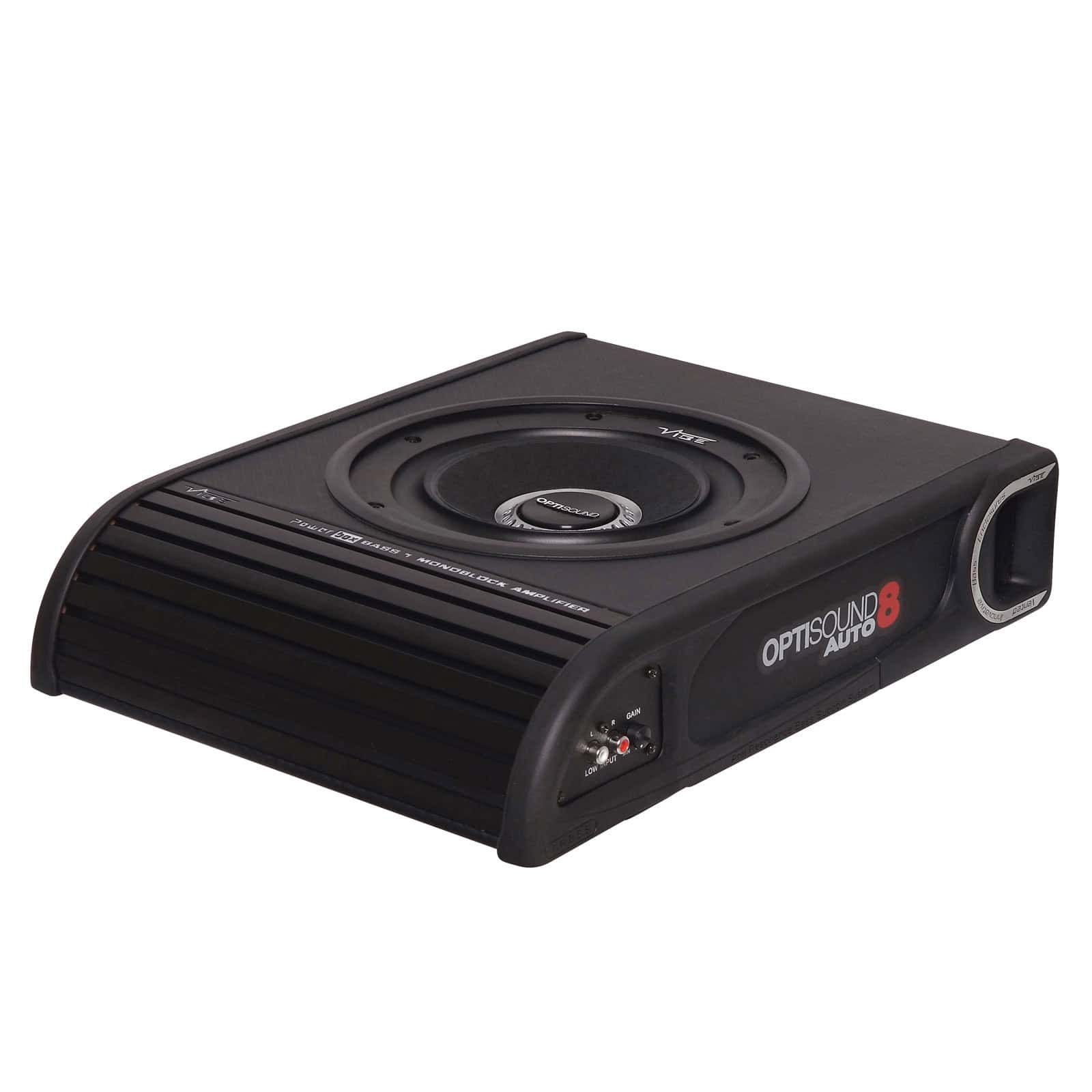 Aktiver Subwoofer im Gehäuse Vibe OPTISOUNDAUTO8A-V2