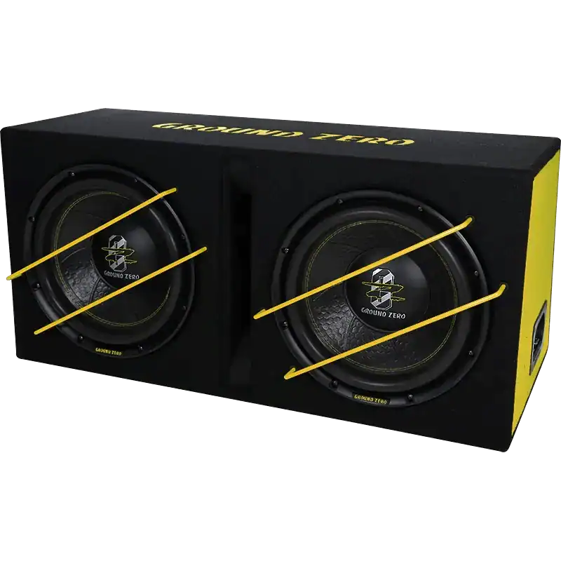 Subwoofer im Gehäuse Ground Zero GZIB 2.12SPL