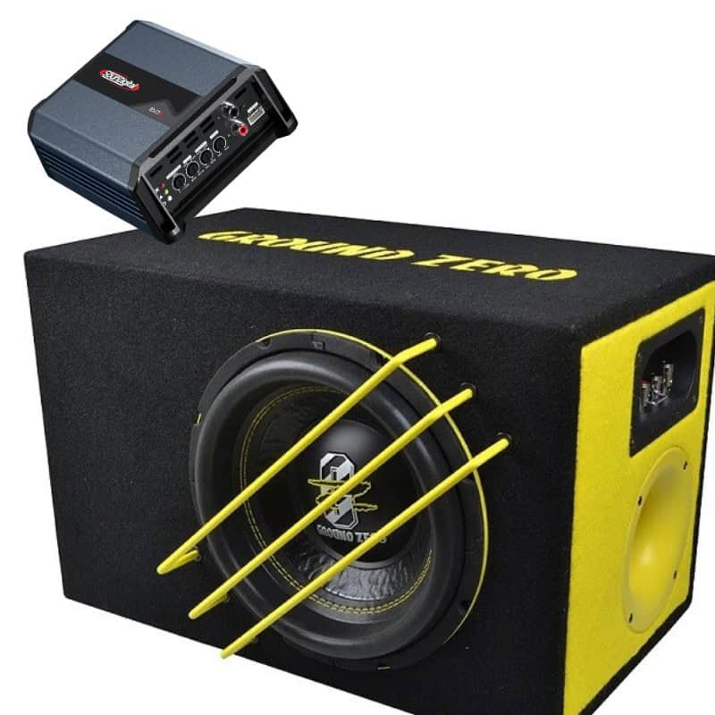 Bass-Set SounDigital SD800.1 EVO5.0 4OHM + Ground Zero GZRB 25SPL