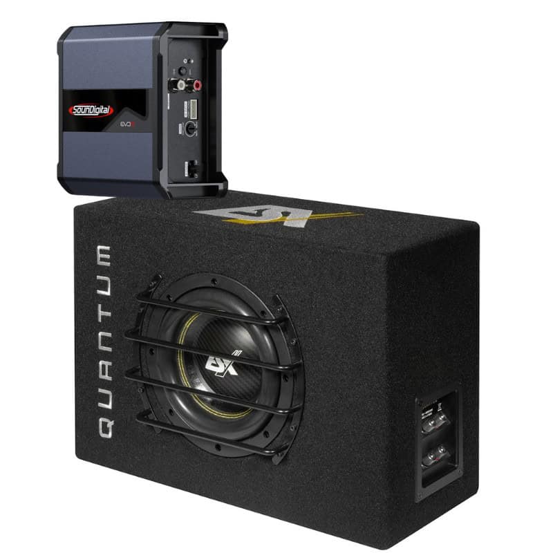Bass-Set SounDigital SD400.2 EVO5.0 4OHM + ESX QXB8