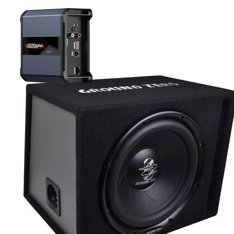 Bass-Set SounDigital SD400.2 EVO5.0 4OHM + Ground Zero GZIB 30BR
