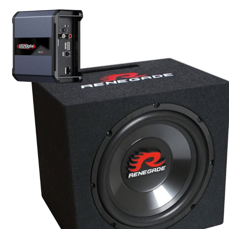Bass-Set SounDigital SD400.2 EVO5.0 4OHM + Renegade RXV1200
