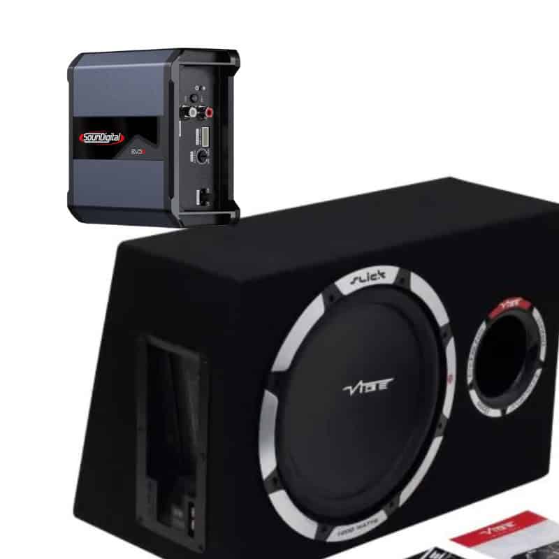 Bass-Set SounDigital SD400.2 EVO5.0 4OHM + Vibe SLICKV12-V2